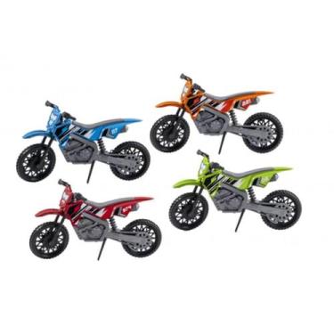 Imagem de Moto Brinquedo Trilheiro Infantil Grande 30cm Cores Sortidas Off-Road 