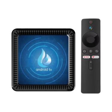 Imagem de TV Box Android 14 De 64GB/128GB Com Wi-Fi 5G, Quad Core, 8K, Google As