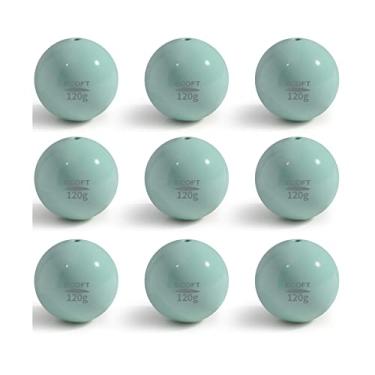 Imagem de ECOFT Pias de pesca e pesos, afundadores de ovos, pias de canhão, tamanhos sortidos 10 g a 200 g em saco e pescaria, pias, caixa sortida para água salgada e doce