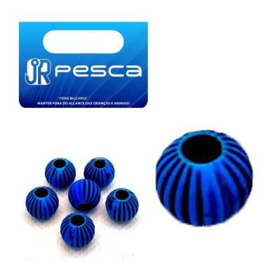 Imagem de Miçanga Para Pesca Luminosa Sorocaba - Jr Pesca - Flex Fishing, Azul