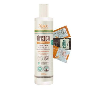 Imagem de Gelatina Capilar África Baobá Cacheados Cachos Crespos Definição Final