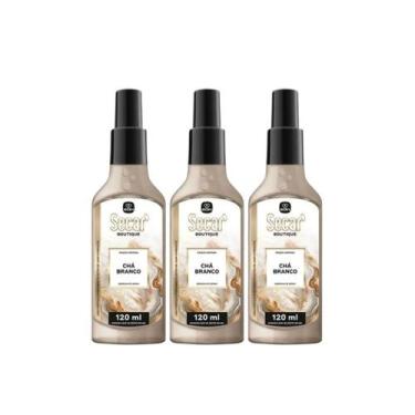 Imagem de Kit 3 Odorizantes Spray Boutique 120ml Secar - Chá Branco
