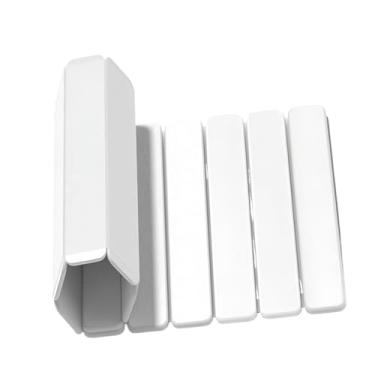 Imagem de Baoblaze Tapete de secagem de pratos de pedra para balcão de cozinha, tapete de mesa resistente ao calor, elegante, de secagem rápida, para sala de, Branco