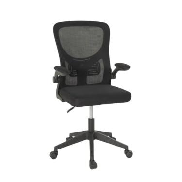 Imagem de Cadeira de Escritório Mônaco Plus em Tela Mesh com Base Giratória e Regulagem de Altura - All Black