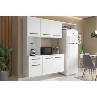 Imagem de Armário de Cozinha Suspenso Compacto Branco - FIORELLO