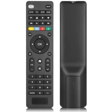 Imagem de TV de controle remoto universal para Samsung/LG/Sony/Onn/RCA/Vizio/Hisense/Sony/Philips e mais, para DVD Blu-ray Soundbar Media Player Set-Top Box, configuração simples, 3 dispositivos