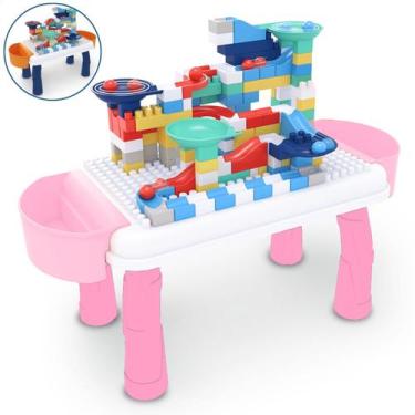 Imagem de Mesa Infantil Para Atividades Interativas Com Blocos de Montar - ATENT