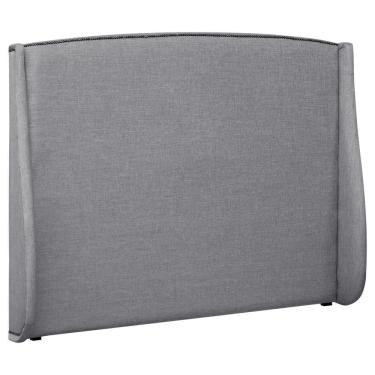 Imagem de Cabeceira Estofada com Abas Florença 170cm para Cama Box Queen Size Linho