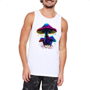 Imagem de Camiseta Regata Cogumelos neon - Alearts, GG