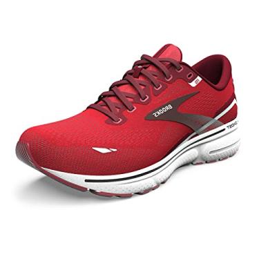 Imagem de Brooks Tênis masculino de cano baixo, Vermelho/azul neblina/branco, 11.5