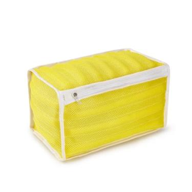 Imagem de Bolsa de máquina de lavar para sapatos: Bolsa leve para lavanderia para lavadora e secadora - Bolsa reutilizável de limpeza de sapatos para tênis, kit de limpeza sem manchas, várias cores para opções