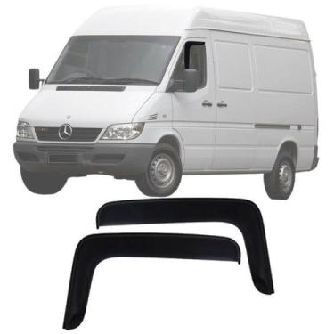 Imagem de Calha de Chuva Esportiva Mercedes Sprinter 1997 à 2011 Fumê - EcoFlex