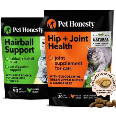 Imagem de Pacote de suplementos Pet Honesty Cat Hairball & Joint Support