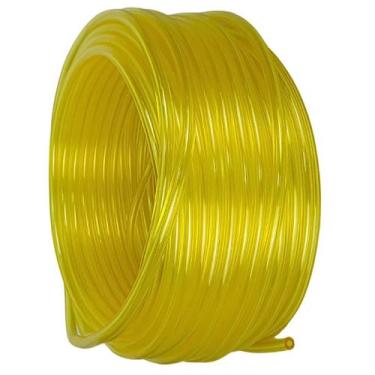 Imagem de Mangueira De Combustível Automotiva Carburador Silicone Amarelo 4,0X1,