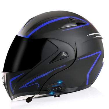 Imagem de Capacetes Modulares Para Adultos Touring Scooters Flip Up Helmet Motorcycle Para Mulheres E Homens Motocicleta Padrão Touring Motorcycle Abs Com Bluetooth Adequado Para Primave, CC01, XL/61-62cm