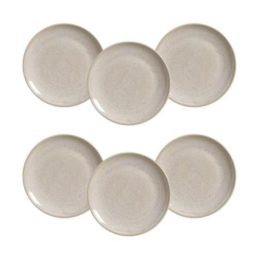 Imagem de Conjunto de Pratos Rasos Porto Brasil Coup Hotellatte Off White 26,5cm - 6 Peças