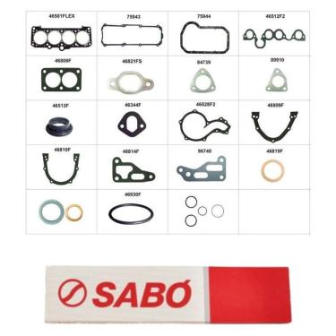 Imagem de Jogo Juntas Motor Escort Pampa Verona 1.8 Gol Logus Parati Polo Classic Santana Saveiro Voyage 1.6 1.8 Ap 80353