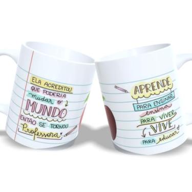 Imagem de Caneca Profissão Professor Professora | Cerâmica | Presente Dia dos Professores m13