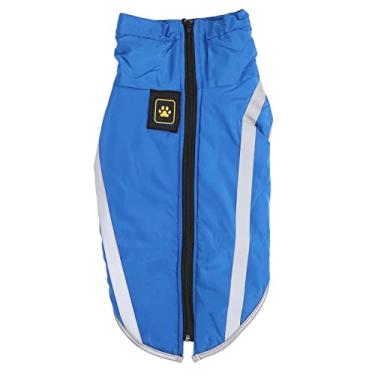 Imagem de Pssopp Jaqueta de inverno para cães, colete à prova d'água, roupas de inverno para cães com fecho de zíper para cães grandes 2GG
