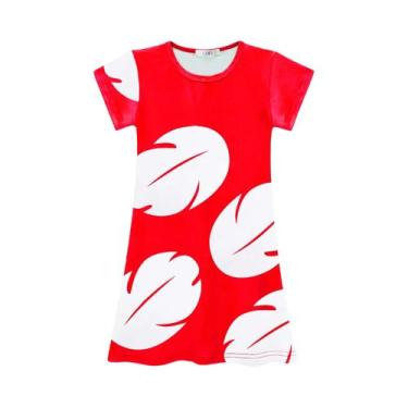 Imagem de Fantasia Infantil Lilo E Stitch, Vestido De Verão Estilo Havai Para Cr
