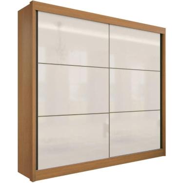 Imagem de Guarda Roupa Cancun Cinamomo Off White 2 Portas 6 Gavetas D?doro