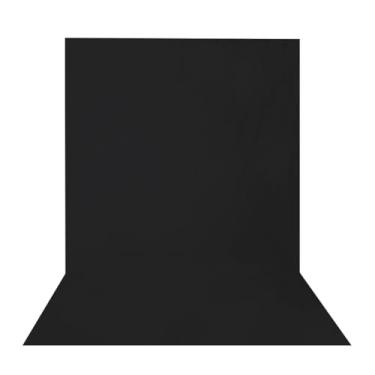 Imagem de SOU FOTO Fundo Infinito Preto em Tecido Poliéster 2x3m para Estúdio Fotográfico