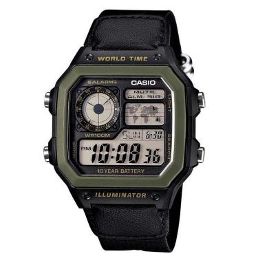 Imagem de Relógio Masculino Casio Digital Esportivo AE-1200WHB-1BVDF