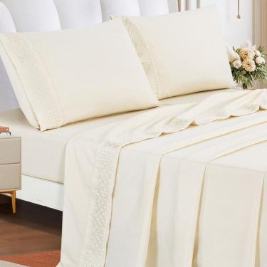 Imagem de Jogo Cama King Imperiale Algodão 300 Fio Bordado Sofisticado