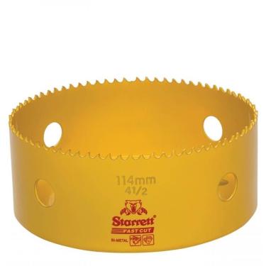 Imagem de Serra Copo Bi Metal 4.1-2"" 114mm - Fch0412-g - Starrett Serra Copo Bimetal 4.1-2in 114mm Starret