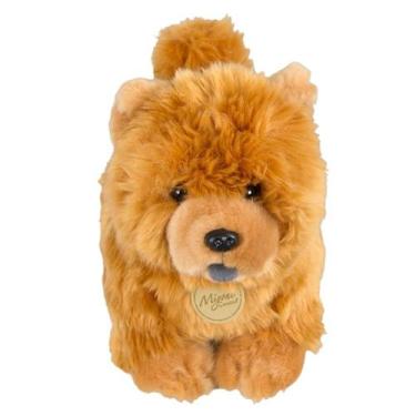 Imagem de Brinquedo de pelúcia Whrigud Realistic Chow Chow Brown 25 cm para cria