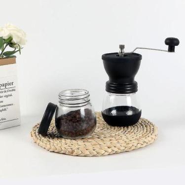 Imagem de Moedores de café moedor de café manual de aço inoxidável máquina de mo