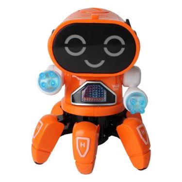 Imagem de Dancing Robot Music Light Dancing Electric Walking Cinging - Marca Pró