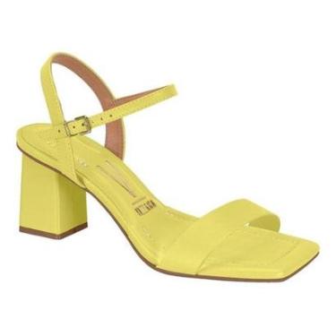 Imagem de Sandália Vizzano Salto Bloco Monocromática 6455 101 33/41-Feminino