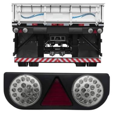 Imagem de Lanterna Traseira Direita Braspoint Cristal Led 24v Carreta
