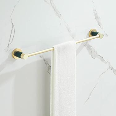 Imagem de Toalheiros, conjunto de ferragens de banheiro conjunto de acessórios de hardware de banheiro com barra de toalha, rack de lenços, prateleira, escova de vaso sanitário, tripé, kit de acessórios de