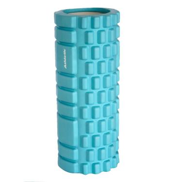 Imagem de Rolo De Massagem Liberação Miofascial Athletic Azul Foam Roller 33cm Para Pilates Yoga E Recuperação Muscular