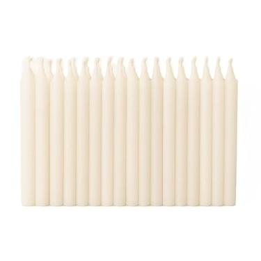 Imagem de Kit de 150 Velas Palito Branca Parafina Pura, Queima Prolongada, Ideal para Decoração e Uso Diário(150)