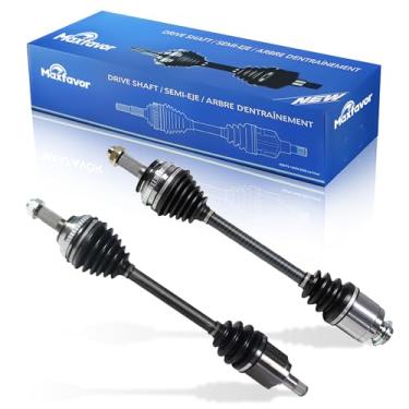 Imagem de Maxfavor Par dianteiro de eixo CV para Honda CR-V 1997-2002 Eixo CV LX EX SE, 2.0L L4, Trans automática, juntas de eixo CV Conjunto de eixo esquerdo direito (passageiro) Lado