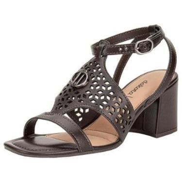 Imagem de Sandália Feminina Salto Grosso Dakota Y9791-Feminino
