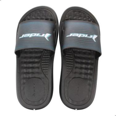 Imagem de Chinelo Masculino Slide Rider 12265 Step Preto, Pp, Preto, Preto, Bran