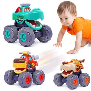 Imagem de Carros de brinquedo OCATO Monster Trucks para crianças de 1 a 3 anos c