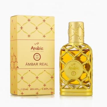 Imagem de Arabic Ambar Real, Perfume Árabe Unissex, 25ml, Dourado