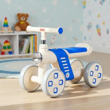 Imagem de Mini Bike Infantil de Equilíbrio 4 Rodas Azul – Bicicleta Sem Pedal, Estável e Segura, Ideal para Iniciantes, Desenvolvimento de Coordenação e Equilíbrio, Para Crianças a Partir de 2 Anos