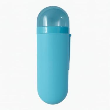 Imagem de Necessarie Porta Escova De Dentes Talheres e Canetas Organizador Portátil Com Alça Premium (AZUL)