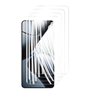 Imagem de 4 protetores de tela para Xiaomi 14T Pro, vidro temperado HD, cristal de alumínio de alta qualidade, capa antirriscos, compatível com impressão digital de 6,67" (HD)