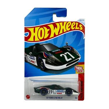 Imagem de Miniatura Carro `67 Ford GT40 MK.IV 1:64 Hot Wheels
