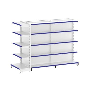 Imagem de Gôndola Central Prateleira 1 Inicial e 1 Continuação e 1 Ponta