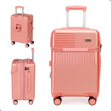 Imagem de Mala de Viagem de Bordo 10Kg 360 com Porta Notebook, Trava TSA, Cadead