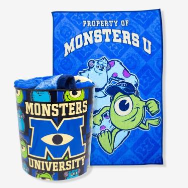 Imagem de Kit Manta Com Balde Monstros Sa Disney