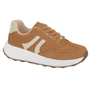 Imagem de Tenis vizzano casual ref 1452.106.30807 feminino, 36, Marrom, Branco